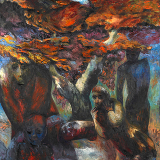 gathering oil on canvas150x150 2007